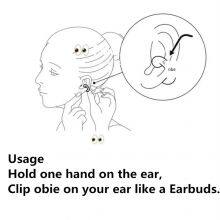 NEW Gifts Bone Conduction Earphone V5.2 Ear Clip on Ear Earring Wireless Headphones Sports Headsets Ear Hook For Ambie thumbnail-2