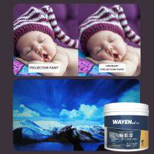 W-9300 Поддерживает настройку под OEM. Проекционный лак для стен с равномерной цветопередачей и яркостью. Водный внутренний проекционный лак для стен thumbnail-5