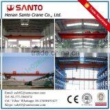 Steel Wheel Double Hoist Trolley Bridge Crane For Lifting goods