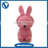 2016 Newest Rabbit Design Silicone Pouch Bag Earphone Bags thumbnail-1