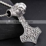 Best Selling Product Stainless Steel Lion Head Pendants Punk Animal Pendant Designs Supplier's Choice thumbnail-4