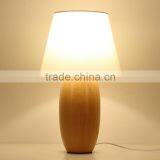 LED Wood Table Lamp LED Wood Table Light JK-879-17 Popular Old Wooden Modern Guest Room Table Lamp