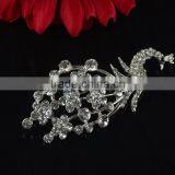 Peafowl Style Crystal Rhinestone Strass Brooch Pins, Peafowl Crystal Strass Brooch, Peafowl Crystal Jewel Strass Brooch thumbnail-1