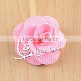 4 cm Mini Fabric Rose Flower, Handmade Satin Ribbon Petals Flowers. Chic Phone Applique thumbnail-3