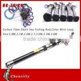 Chentilly02 HG-TS-24 Economic Fibre Carbon Short Sea Fishing Rod Carp Fishing Rod Wholesale