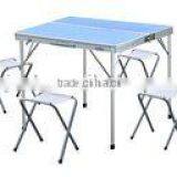 Outdoor Portable Picnic Table With Four Chair thumbnail-1