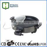 Round Electric Frying Pan Mini Electric Frying Pan Electric Frying Pan Thermostat thumbnail-4