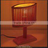 Handmade Craft Art Wood Modern Table Lamp for Bedroom Decor thumbnail-5