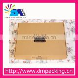 Printing corrugated box with lid for packaging gift