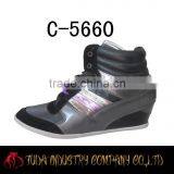 2016 Latest Design Fashion Branded Wedge Women Shoes Casual thumbnail-2