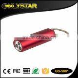 Onlystar GS-5001 Keychain key ring flash bright flashlight white light 3 led flashlight keychain                        
                                                Quality Choice