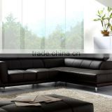 Leather Sofa made of Top Grain Cattle leather samll L Shape corner Living Room Leather Sofa 9121