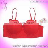 Strapless High End Quality Three Row Hook Ladies Bra thumbnail-1