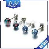 High Quality Latest Colored Ear Jewelry Lovely Studs Piercing Jewelry China Wholesale thumbnail-2
