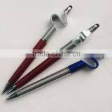 Quality Novelty Plastic Stylus Pen With Iphone Stand