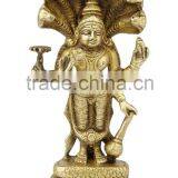 Lord Vishnu Under Snake 7"