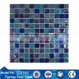 Stained Classic Bathroom Wall and Floor Tiles Glass Mosaic Tile