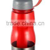 2016High Quality Tritan Plastic Material Sport Drinking Water Bottle With Ice Infuser thumbnail-2