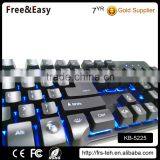 Factory Wholesale Price Led Backlight RGB USB Wired Gamer Keyboard thumbnail-4
