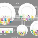 20pcs Porcelain Dinnerware ( Round Shape Plate Set )