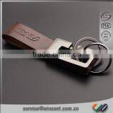 Good Quality Unique Design Leather Custom Keychain thumbnail-2