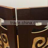Foldable Wooden Pet Gate With Different Carve Patterns thumbnail-4