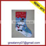 2015 New Product New Design Plain Bulk Christmas Stockings With Good Quality for Wholeasale thumbnail-1