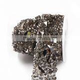 Rhinestone And Nature Stone Chain Garment Accessories Chain with Glue