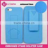 Fashion Accessory Holster Kickstand Phone Accessories for Apple Iphone 5 Case