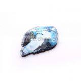 New Design Leaf Shape Crystal Glass Fridge Magnet for Home Decoration