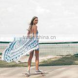 Cotton Aztec Large Round Beach Towel With Tassel thumbnail-1