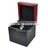 good quality unique design wood watch box made in china with matte lacquer watch packing box