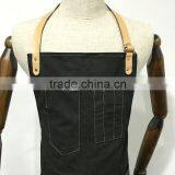 Custom High Quality Black Canvas Apron for Men thumbnail-2