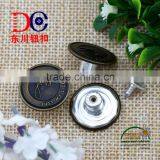 Lead Free Nickel Free Metal Button Custom Jeans Rivet Buttons
