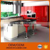 New design high gloss doors kitchen cabinets with high quality