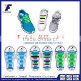 Promotional Gift Fashion no Tie Silicone Sport Shoelaces Customized Easy Shoe Lace