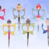 MNJ-001 Stainless Steel Butterfly Girl Shape Beauty Scissor