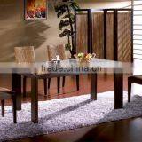 Water Hyacinth Dining Set With Four Chairs and Big Cabinet