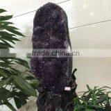 Natural Brazil Amethyst Crystals Stone Ornaments For Sale