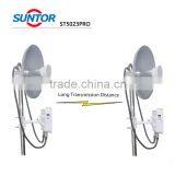 New Arrival ST5023PRO 2 MIMO Long Range Wireless 100 km Cctv Video Transmitter