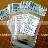 Two Lamination Clear Vinyl Bags for Stationery