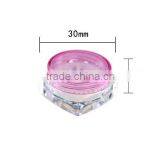3g Clear Plastic Jar Container With Plastic Lid Cap thumbnail-5