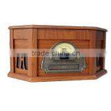 Rain Lane Antique Multi Function Variable Speed Turntable Vinyl Record Player thumbnail-3