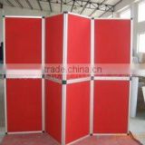 Folded screen advertising and large poster board