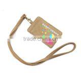 New Design Leather ID Card Holder With Rope thumbnail-1