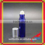 Blue 10ml 15ml Glass Roll on Bottle With Stainless Steel Roller Ball for Perfume thumbnail-6