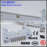 Shrouded Header Big Latch 2.54mm V/T Grey 6~64pin
