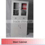 Laboratory Steel Sliding Glass Door Chemical Storage Cabinet, W900mm x D400~450mm x H1800~1900mm