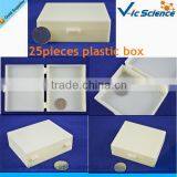 25pcs Prepared Microscope Reliable Quality and Safety Slides Box