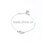 Tiny Women Rhinestone Charm Bracelet Custom Charm Bracelet thumbnail-3